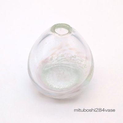 mituboshi284vase　琉球ガラス一輪挿し・花瓶・ flowervase　三ツ星工房