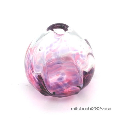 mituboshi282vase　琉球ガラス一輪挿し・花瓶・ flowervase　三ツ星工房