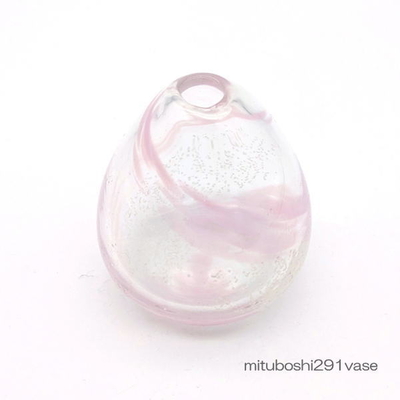 mituboshi291vase　琉球ガラス一輪挿し・花瓶・ flowervase　三ツ星工房