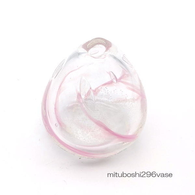 mituboshi296vase　琉球ガラス一輪挿し・花瓶・ flowervase　三ツ星工房