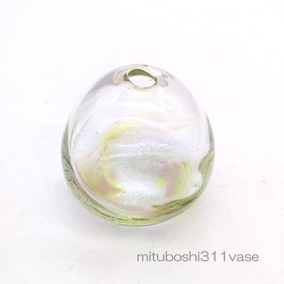 mituboshi311vase　琉球ガラス一輪挿し・花瓶・ flowervase　三ツ星工房
