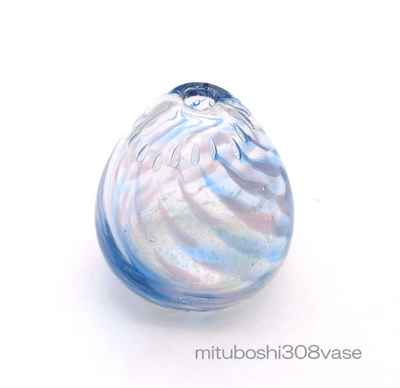 mituboshi308vase　琉球ガラス一輪挿し・花瓶・ flowervase　三ツ星工房