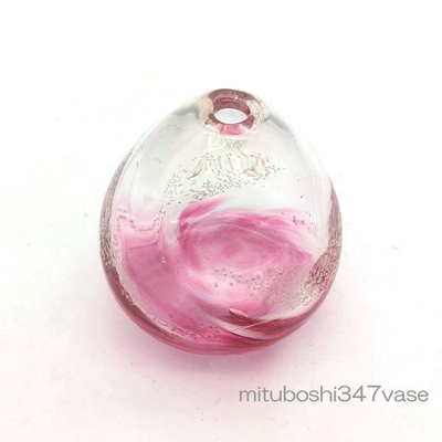 mituboshi347vase　琉球ガラス一輪挿し・花瓶・ flowervase　三ツ星工房