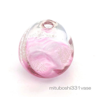 mituboshi331vase　琉球ガラス一輪挿し・花瓶・ flowervase　三ツ星工房