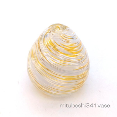 mituboshi341vase　琉球ガラス一輪挿し・花瓶・ flowervase　三ツ星工房