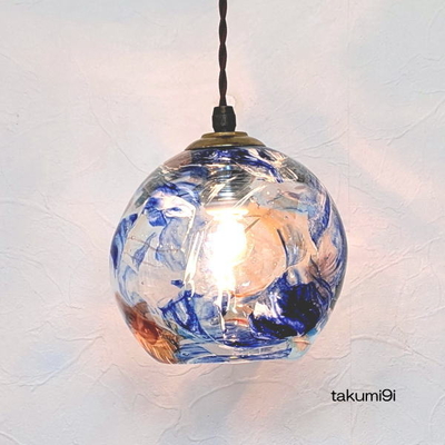 琉球ガラスペンダントライト　品番.takumi9i