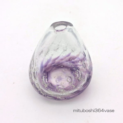 mituboshi364vase　琉球ガラス一輪挿し・花瓶・ flowervase　三ツ星工房