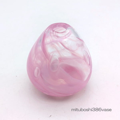 mituboshi386vase　琉球ガラス一輪挿し・花瓶・ flowervase　三ツ星工房