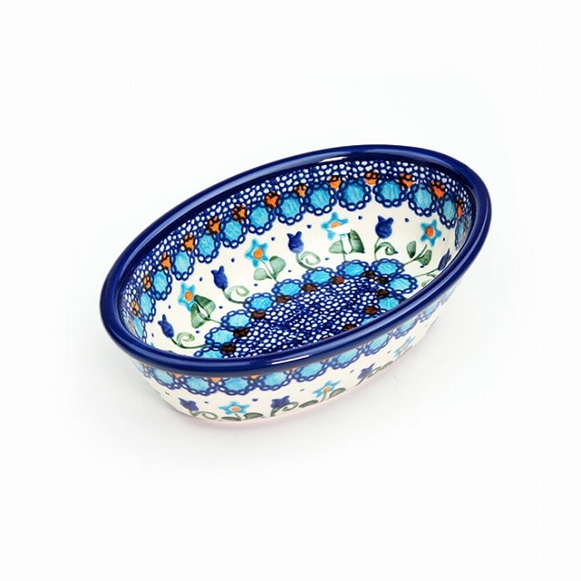 ポーリッシュポタリー グラタン皿 ポーリッシュポタリー グラタン皿/電子レンジ/オーブン/食洗器対応