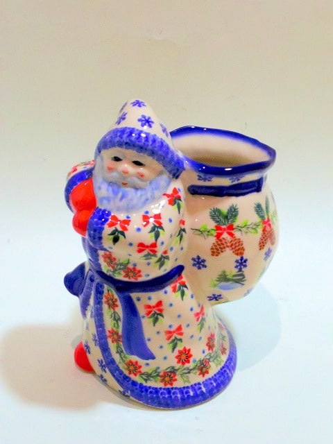 ポーリッシュポタリー「贈物を持つサンタクロース」人気商品