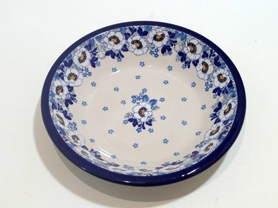 ポーリッシュポタリー　スープ皿/パスタ皿　21.5ｃｍ　電子レンジ/オーブン/食洗器