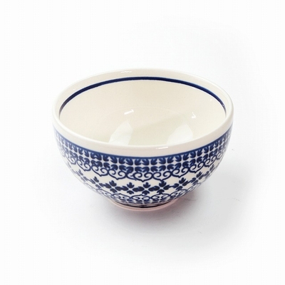 ポーリッシュポタリー　ライスボウル　飯椀　12ｃｍ　電子レンジ/オーブン/食洗器対応
