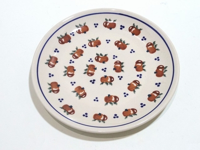 ポーリッシュポタリー 中皿 19.5cm 電子レンジ/オーブン/食洗器対応