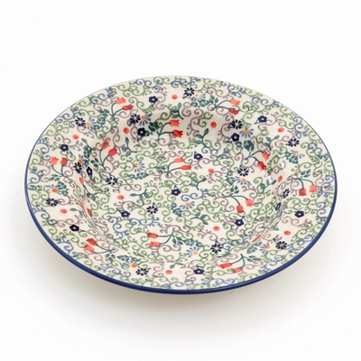 ポーリッシュポタリー　スープパスタ　23.5ｃｍ　電子レンジ/オーブン/食洗器対応