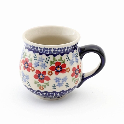 ポーリッシュポタリー　再入荷　マグカップ　200ｍｌ/電子レンジ/オーブン/食洗器対応/ＡＬＥＧＲＥ