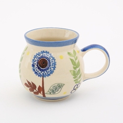 ポーリッシュポタリー再入荷　マグカップ　200ｍｌ/電子レンジ/オーブン/食洗器対応/ＡＬＥＧＲＥ