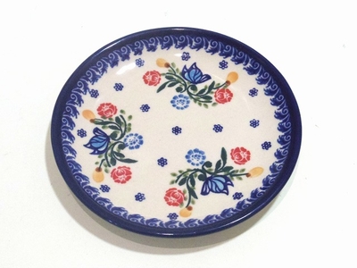 ポーリッシュポタリー　プレート小皿16ｃｍ　電子レンジ/オーブン/食洗器対応