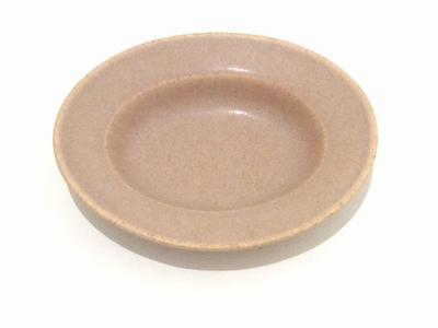 Awabi ware 楕円小皿　チョコ　 約　13ｃｍｘ11ｃｍ　ｘ高さ3ｃｍ 和食器　