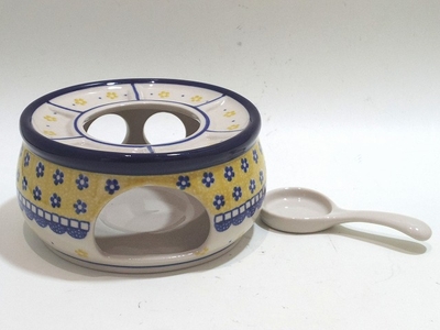 ポーリッシュポタリー　ウオーマー大　　スプーン付属