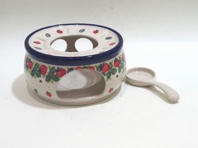 ポーリッシュポタリー　ウオーマー大　　スプーン付属