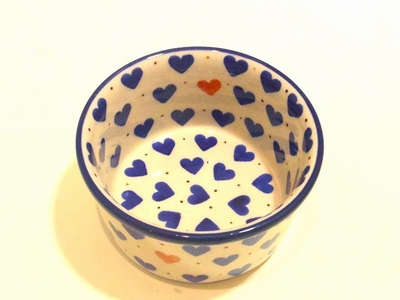 ポーリッシュポタリー　ココット9.5ｃｍ　電子レンジ/オーブン/食洗器対応