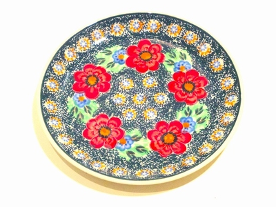 ポーリッシュポタリー　プレート19.5ｃｍ/電子レンジ/オーブン/食洗器対応/ＡＬＥＧＲＥ