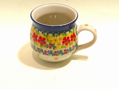 ポーリッシュポタリー　マグカップ大　350ｍｌ/電子レンジ/オーブン/食洗器対応/ＡＬＥＧＲＥ