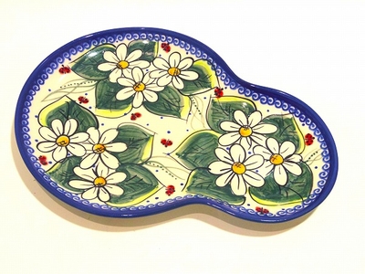 ポーリッシュポタリー　楕円皿　28ｃｍ　電子レンジ/オーブン/食洗器対応