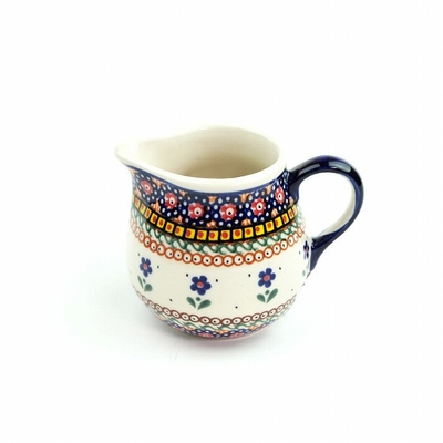 ポーリッシュポタリー　クリーマー/ミルクピッチャー　200ｍｌ/電子レンジ/オーブン/食洗器対応/ＡＬＥＧＲＥ