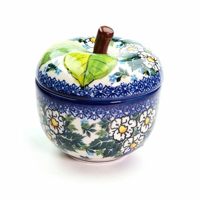 ポーリッシュポタリー　りんごポット　/電子レンジ/オーブン/食洗器対応/ＡＬＥＧＲＥ