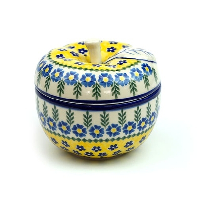 ポーリッシュポタリー　リンゴポット　/電子レンジ/オーブン/食洗器対応/ＡＬＥＧＲＥ