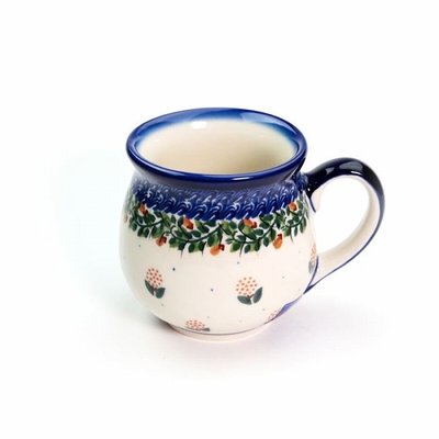 ポーリッシュポタリー　マグカップ　250ｍｌ/電子レンジ/オーブン/食洗器対応/ＡＬＥＧＲＥ