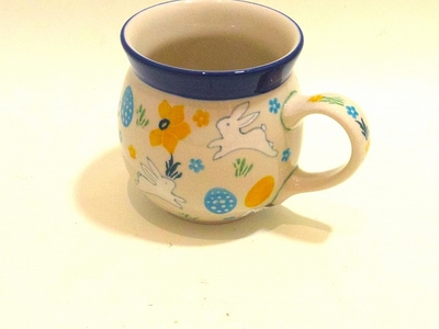 ポーリッシュポタリー　マグカップ　200ｍｌ/電子レンジ/オーブン/食洗器対応/ＡＬＥＧＲＥ