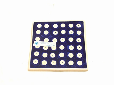 ポーリッシュポタリー　タイル105ｃｍ/電子レンジ/オーブン/食洗器対応/ＡＬＥＧＲＥ