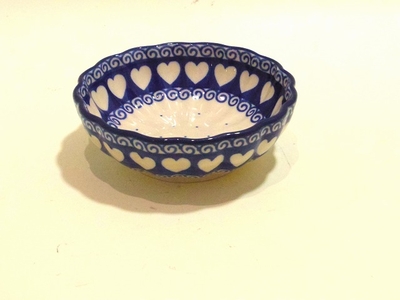 ポーリシュポタリー　小鉢　12ｃｍ　電子レンジ/オーブン/食洗器対応
