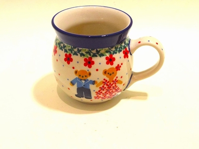 ポーリッシュポタリー　マグカップ　200ｍｌ/電子レンジ/オーブン/食洗器対応/ＡＬＥＧＲＥ