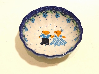 ポーリッシュポタリー　小鉢　12ｃｍ/電子レンジ/オーブン/食洗器対応/ＡＬＥＧＲＥ
