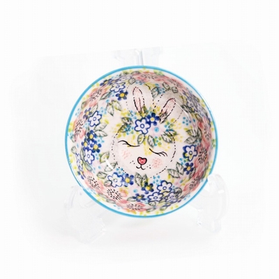 ポーリッシュポタリー　ミニボウル　10.5ｃｍ/電子レンジ/オーブン/食洗器対応/ＡＬＥＧＲＥ