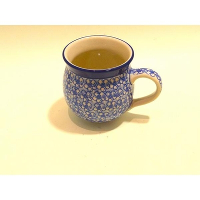 ポーリッシュポタリー　マグカップ大350ｍｌ/　電子レンジ/オーブン/食洗器対応