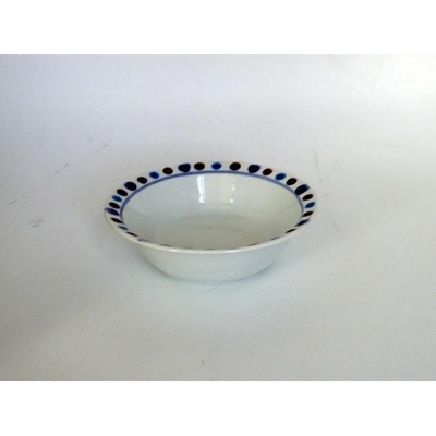 九谷青窯　色絵渕水玉並べ　和食器