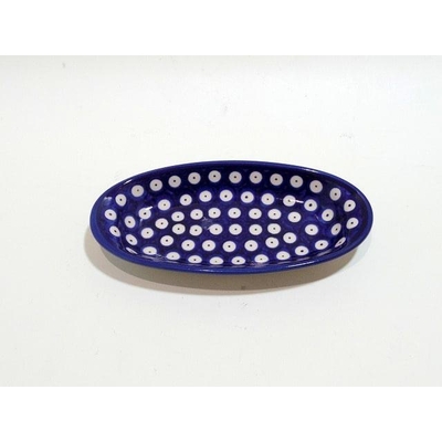 ポーリッシュポタリー　長皿/楕円皿　18.5ｃｍ　電子レンジ/オーブン/食洗器対応