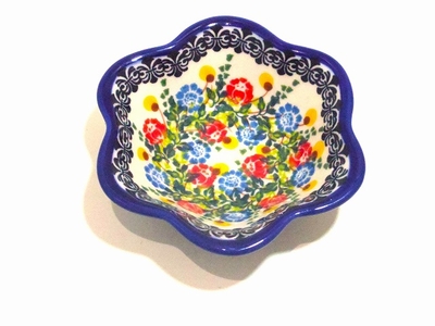 ポーリッシュポタリー小鉢　12ｃｍ6/電子レンジ/オーブン/食洗器対応/ＡＬＥＧＲＥ