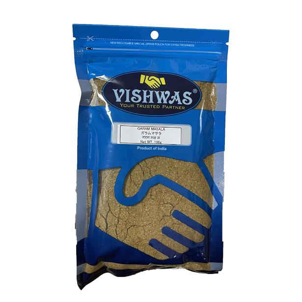 袋入り ビスワス ガラムマサラ パウダー 100g 賞味期限2023.10.25 カレースパイス nideru