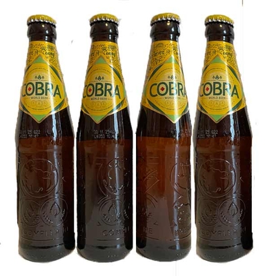 コブラビール COBRA Beer 330ml×4 プレミアムビール インド発祥(イギリス産) 
