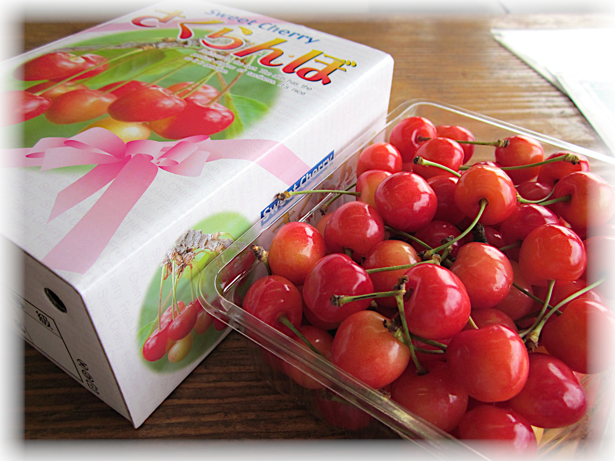 佐藤錦 秀品 2L～Lサイズ バラ詰め500g | 高丘フルーツ web