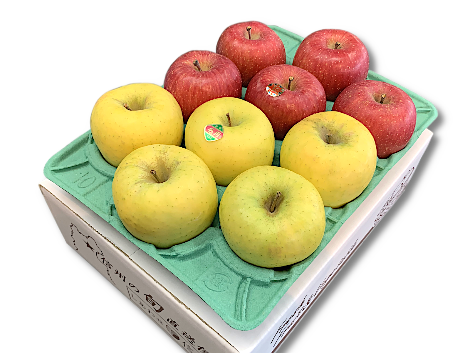 りんごくん りんご詰め合わせ サンふじ＆ぐんま名月 特秀品3Kg | 高丘フルーツ web