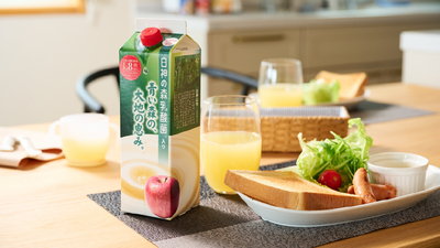 【6本セット】青い森の、大地の恵み。白神の森乳酸菌®入りりんごジュース