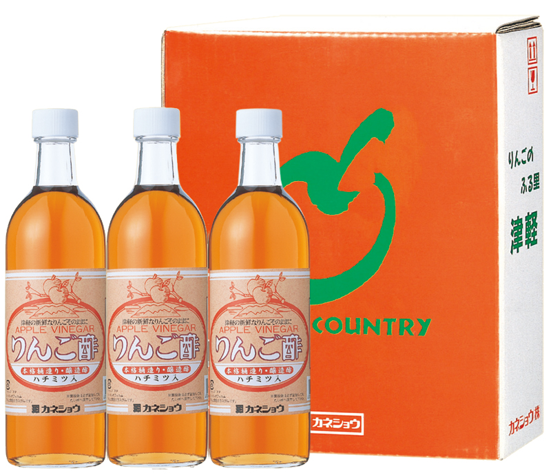 ハチミツ入りんご酢3本セット | RABオンラインショップ