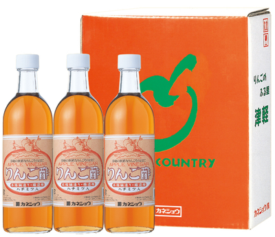 ハチミツ入りんご酢3本セット | RABオンラインショップ