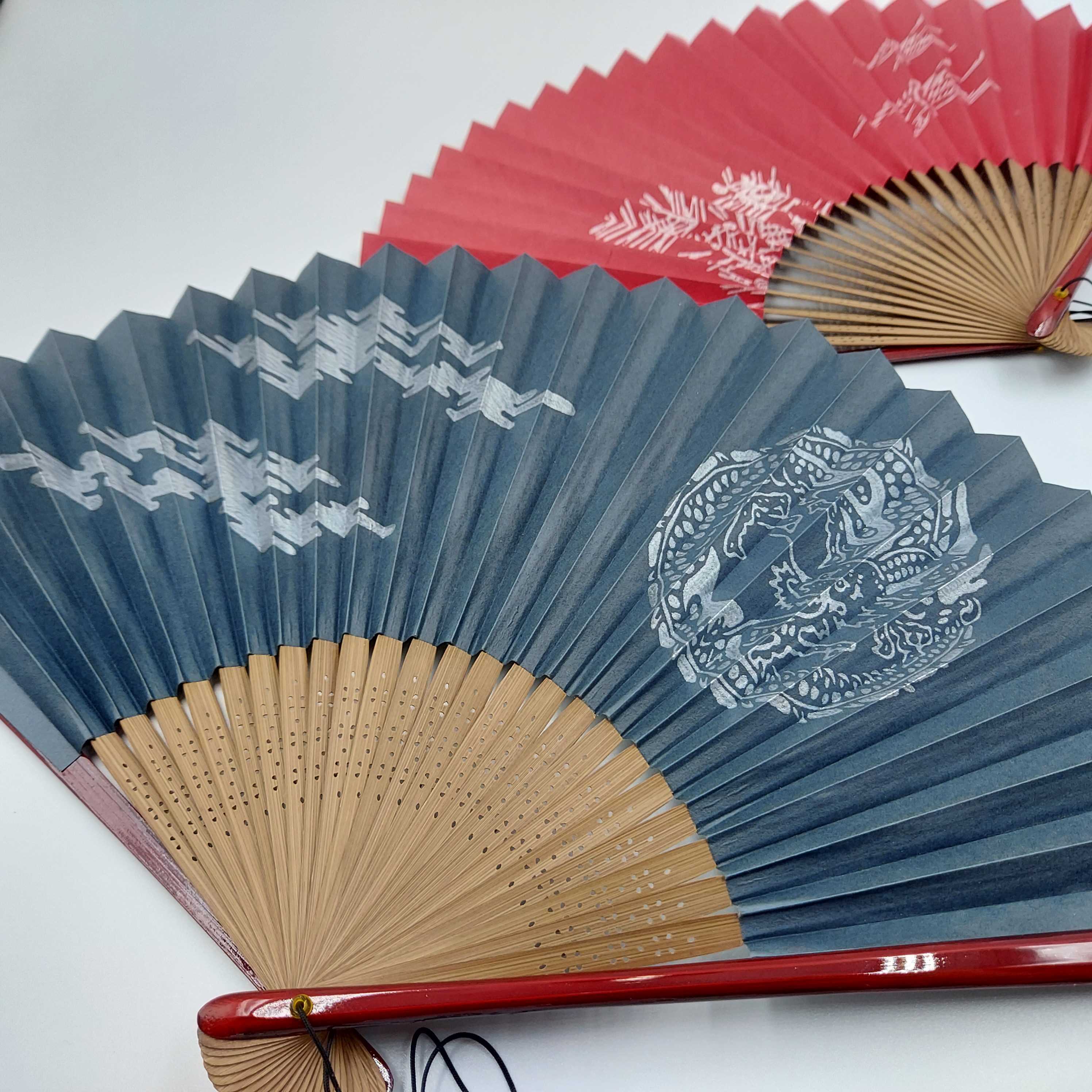 京からかみ えんぎもの 扇子 | 京からかみ丸二